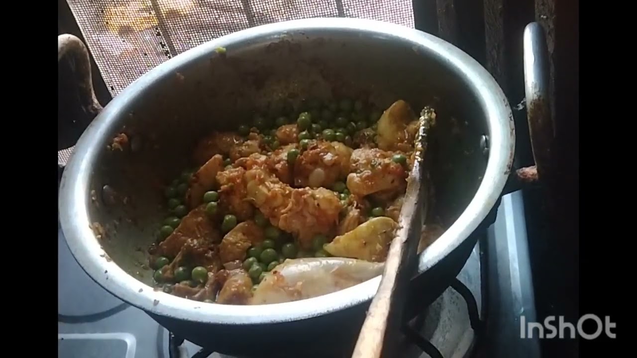 Matar Chicken Recipe Babany ka asan Tarika 😋 YouTube Channel Mama Food Ha 