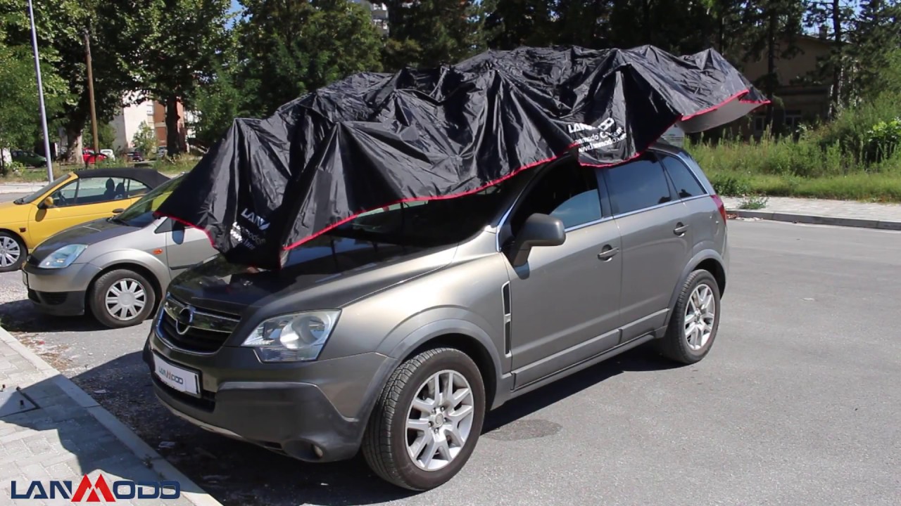 Automatic Weatherproof Car Tent by Lanmodo