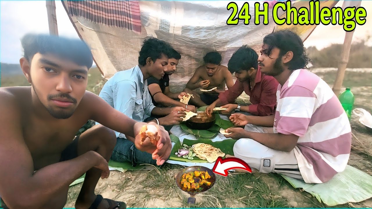24 Hours Challenge With Jangale Me/90 Day Challenge My 40 Vlogs/CRAZYSOON 
