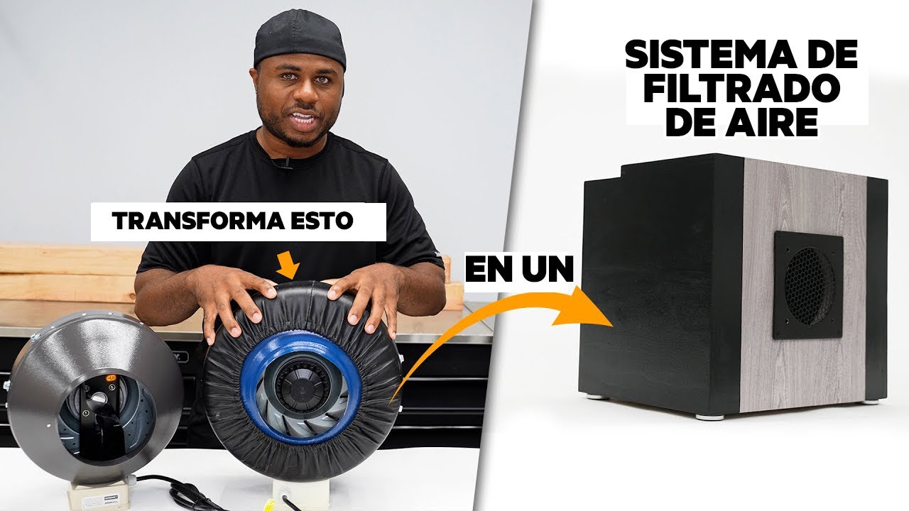 Sistema de filtro de AIRE casero de 440 CFM