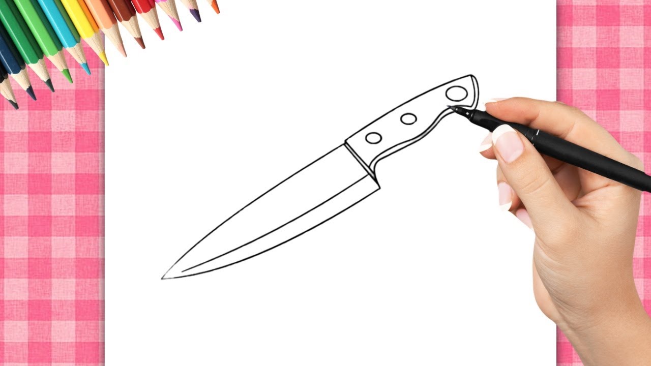 COMMENT DESSINER UN COUTEAU (2)