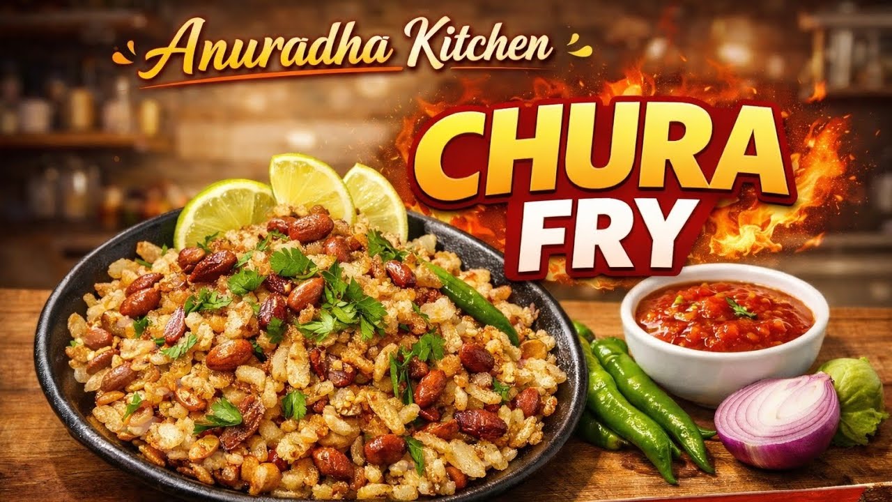 Aaj Banayein Crispy & Spicy Chura Fry | Anuradha Kitchen