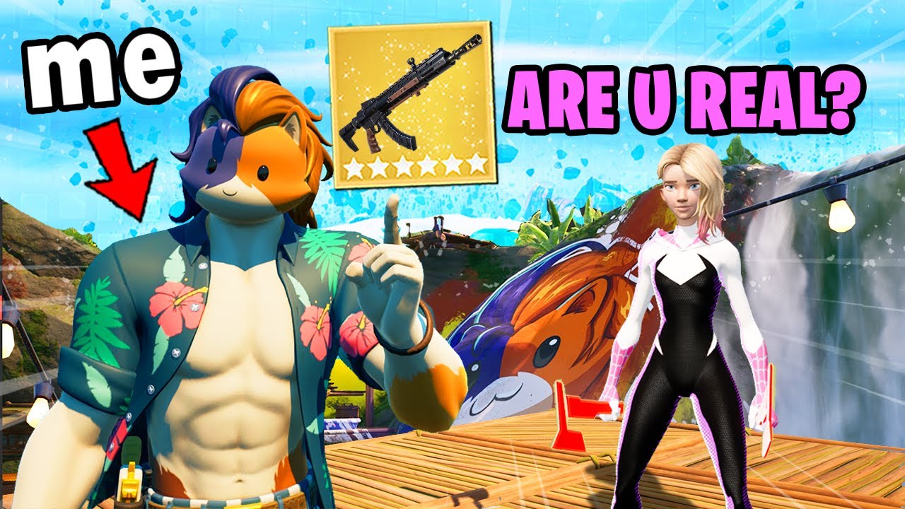 I Pretended I'm PURRADISE MEOWSCLES in Fortnite