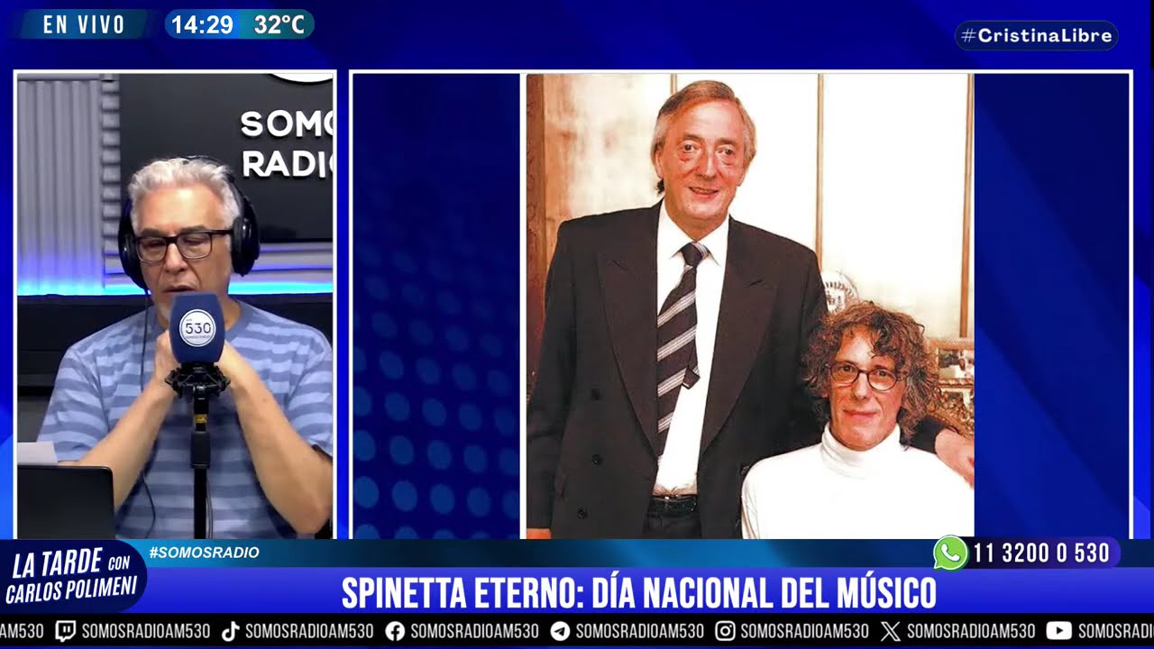 SPINETTA ETERNO: DÍA NACIONAL DEL MÚSICO + NOTA A MARCELO TORRES - AM 530