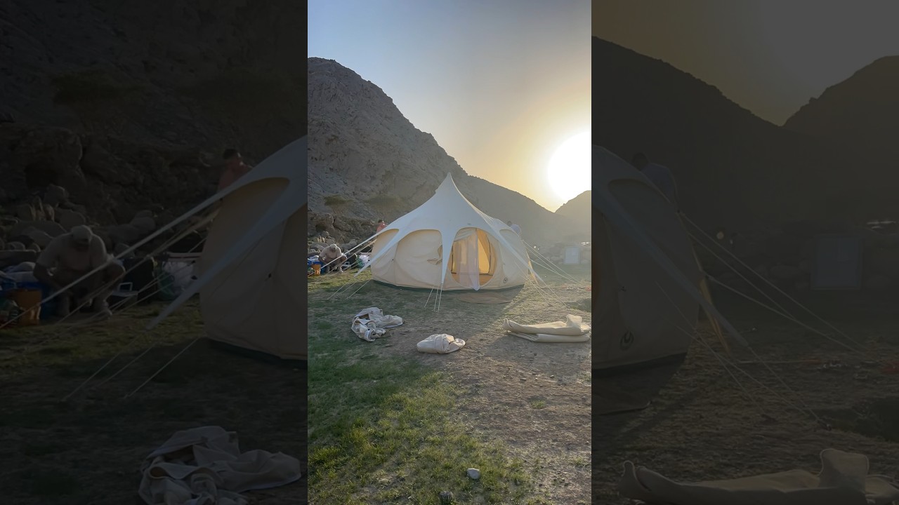 WADI CAMPING IN THE UAE (TIMELAPSE 🇦🇪)