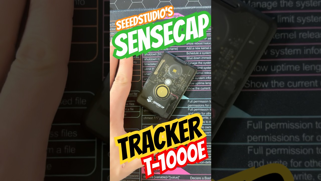 Трекер Sensecap T-1000E от SeeedStudio #meshtastic #lora
