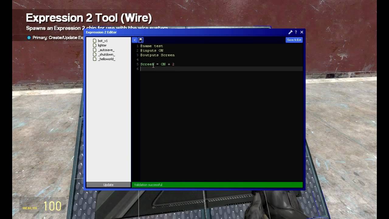 Туториал по Wiremod: Азы Expression 2. Часть 1