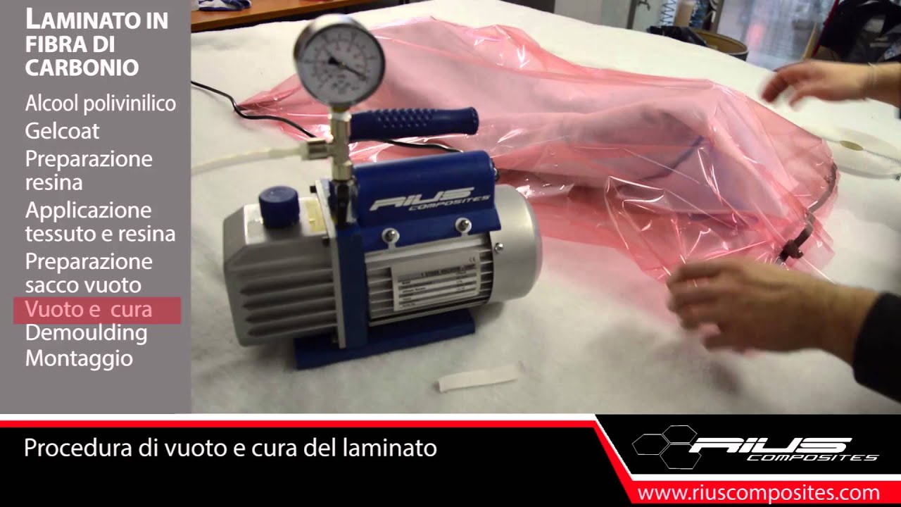 parte 2- laminazione parafango in fibra di carbonio da stampo by Rius composites
