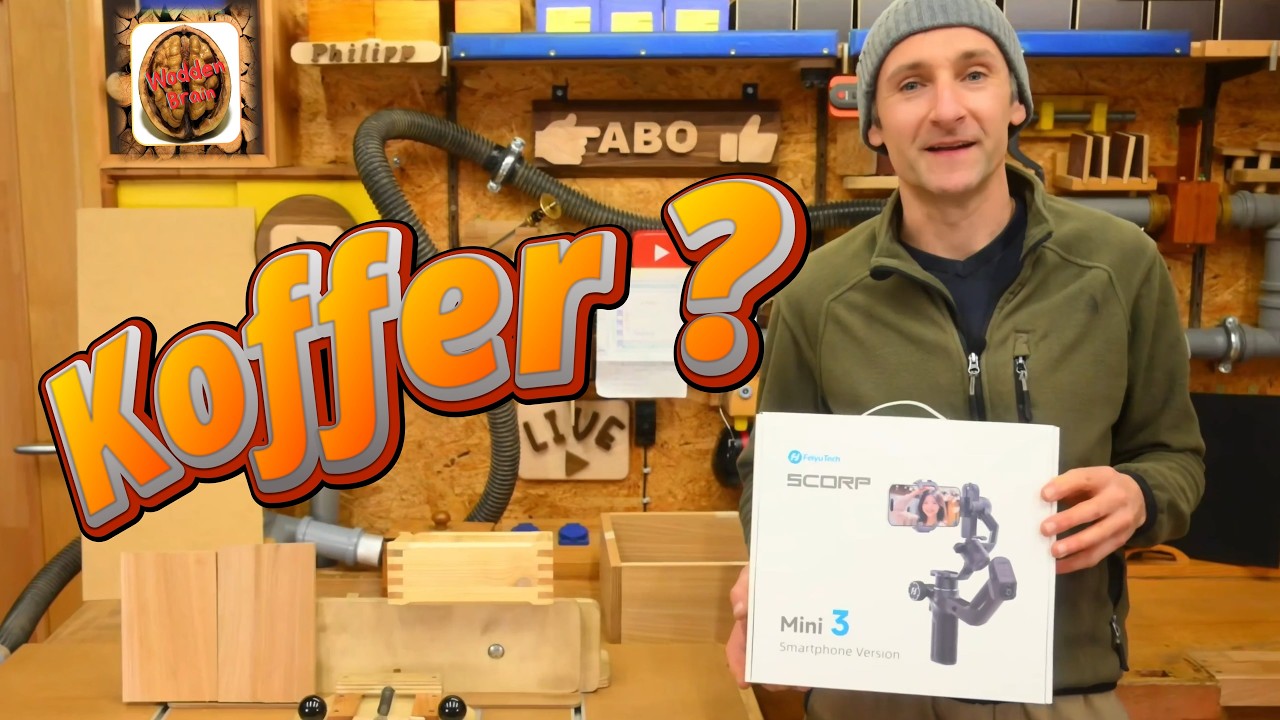 Wie ich mir einen Holzkoffer🧳 selber gebaut habe.😎