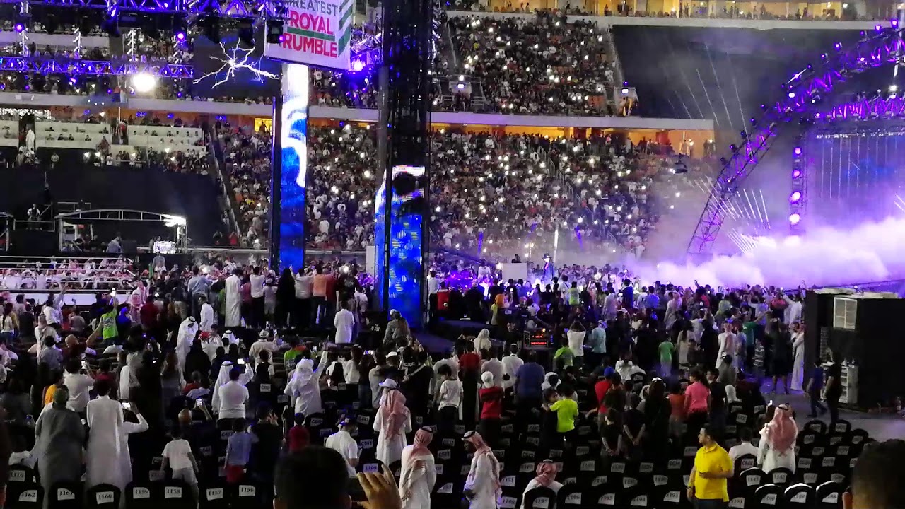 Undertaker Entrance Greet Royal Rumble 2018