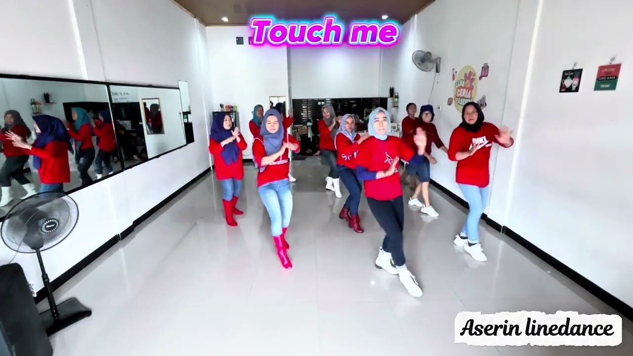 Touch me Line dance || Demo || improver level