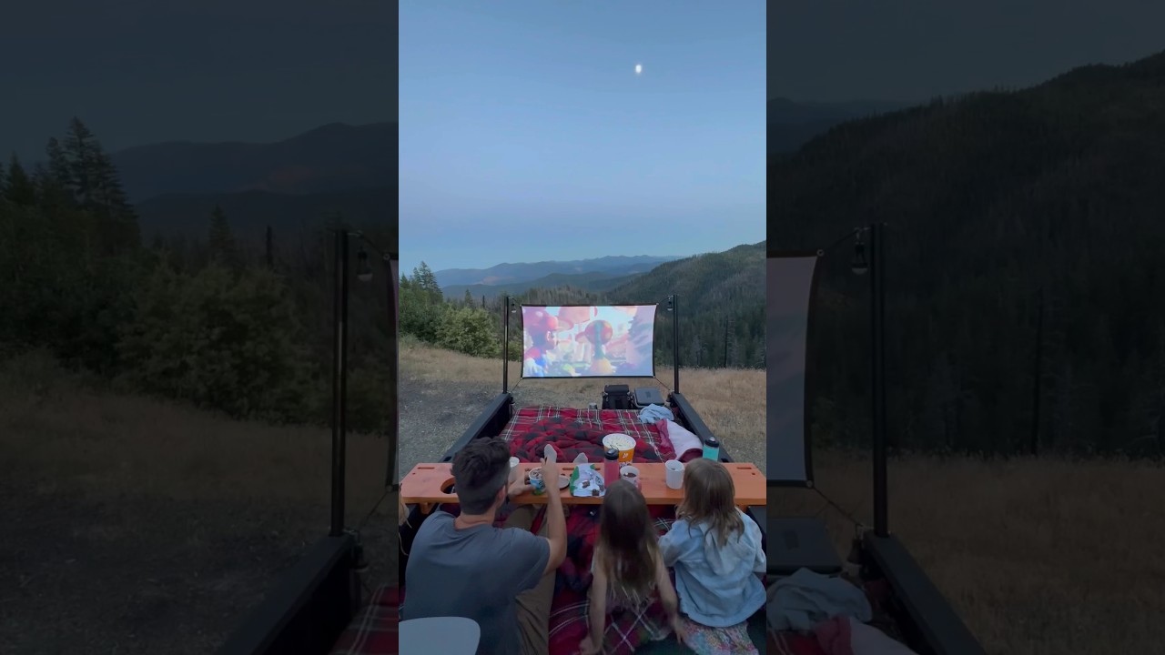 These are my most favorite nights!! #movienight #truckmovie