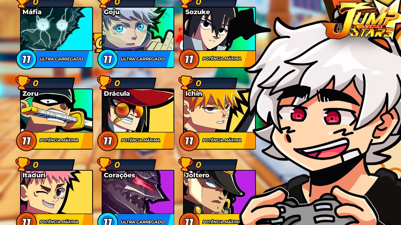 LANÇA HOJE O JUMP STARS JOGO ESTILO BRAWL STARS COM ANIMES MUITO BOM!!😎❄️
