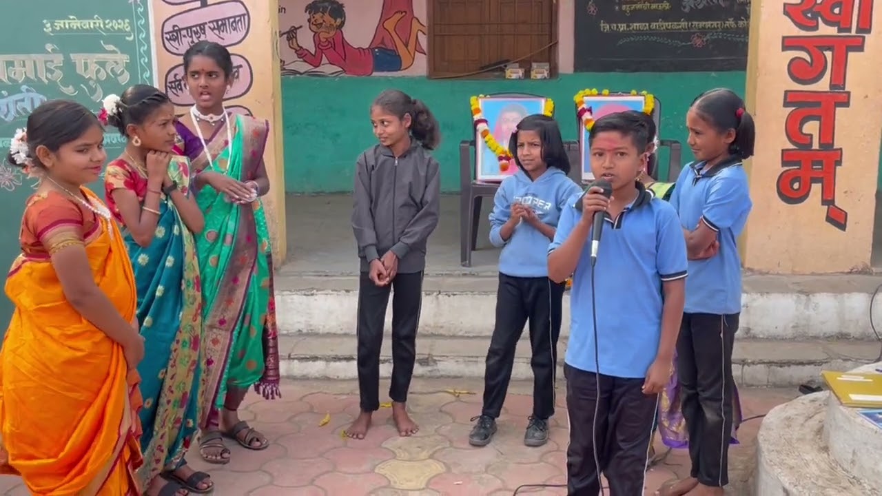 5 वीच्या विद्यार्थ्यांनी सादर केले अतिशय सुंदर नाटक 🎭#मराठी 