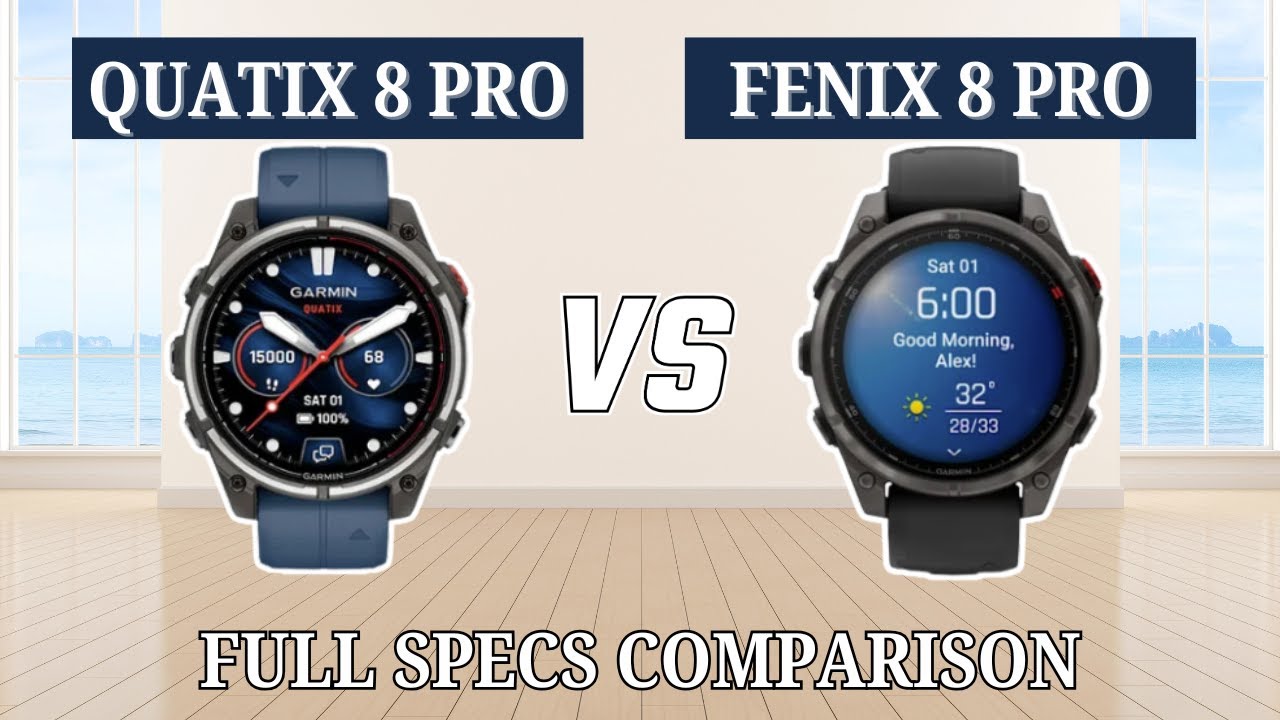 Garmin Fenix 8 Pro vs Garmin Quatix 8 Pro