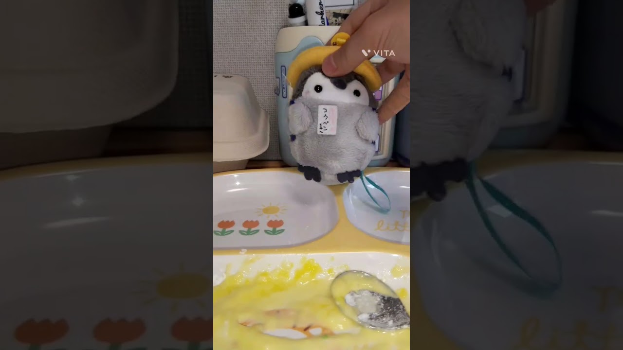 아픈 팽팽이 에게 죽 만들기 #인형계#구독 좋아요#