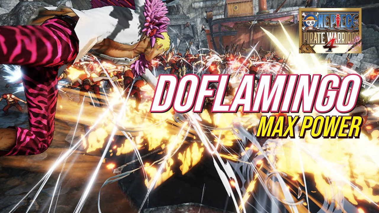 One Piece Pirate Warriors - Doflamingo Maxed Out Gameplay