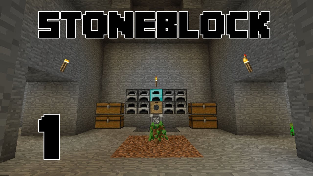 Stoneblock - EP1 - And So A New Adventure Begins - Modded Minecraft 1.12.2