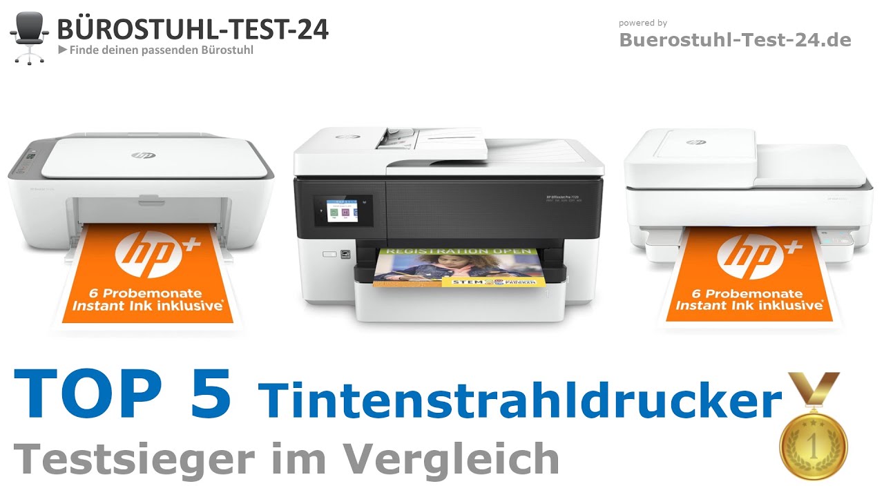 Die besten Tintenstrahldrucker (TOP 5) 🥇 Testsieger  Vergleich (gut und günstig)