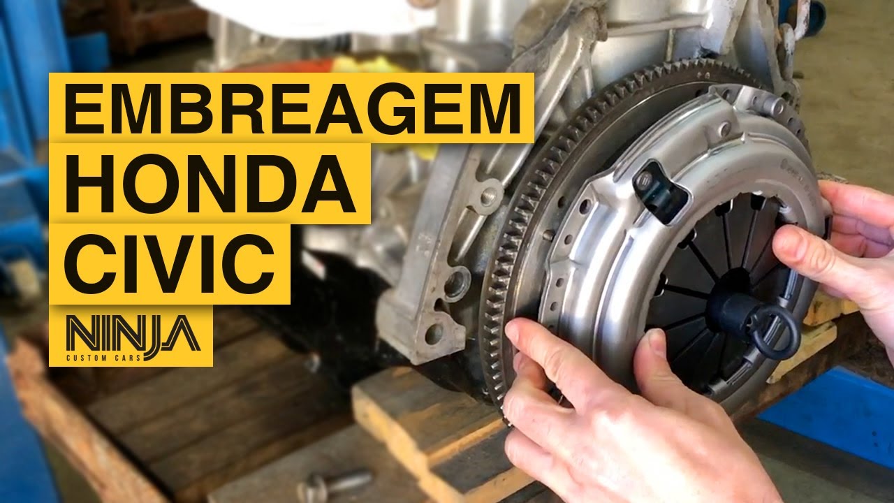 Passo a Passo - Montar a Embreagem, Platô e Disco Honda Civic