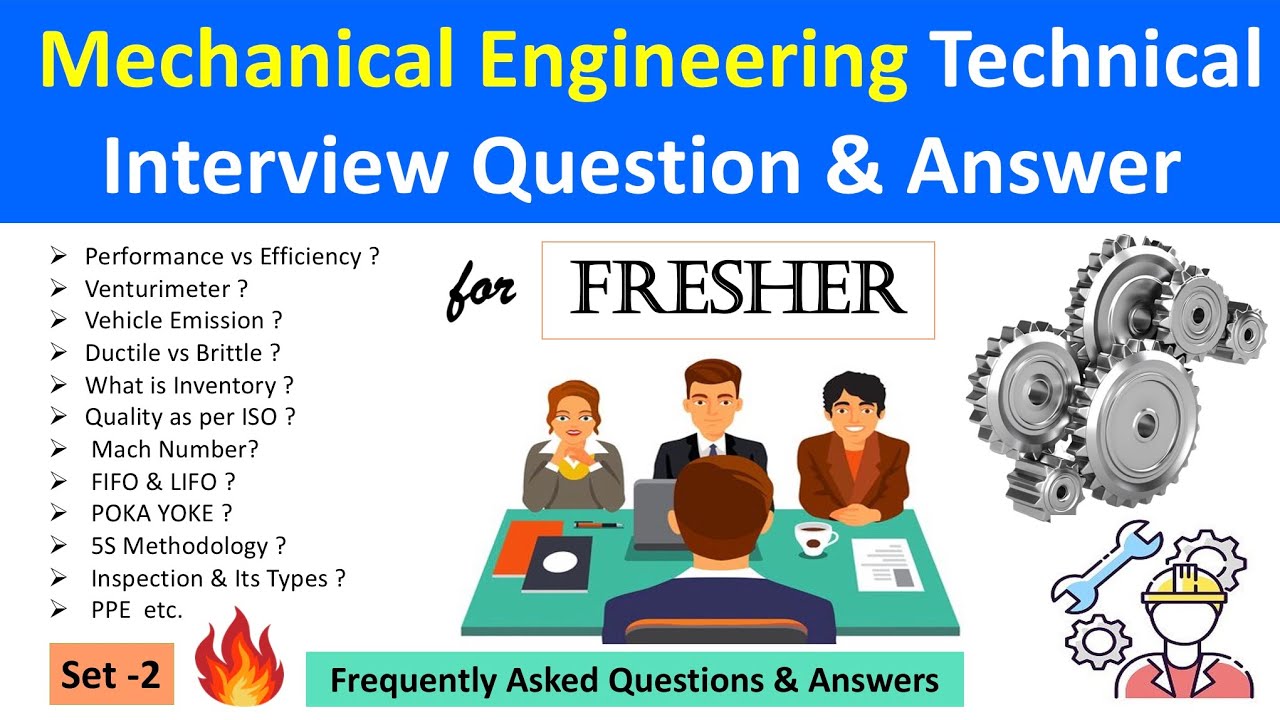 Mechanical Engineering Technical Interview Question & Answer | Mechanical Engineering  | Set - 2