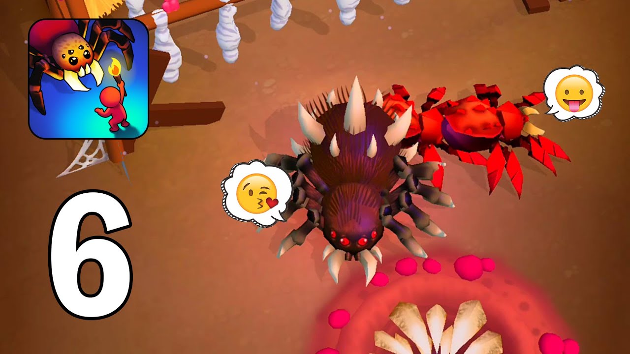 The Spider Nest: Eat the World - Gameplay Walkthrough Part 6 (IOS,Android) | Stick Crazee