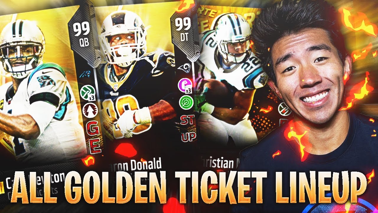ALL GOLDEN TICKET TEAM! THE UNSTOPPABLE TEAM BUILDER! Madden 18 Ultimate Team