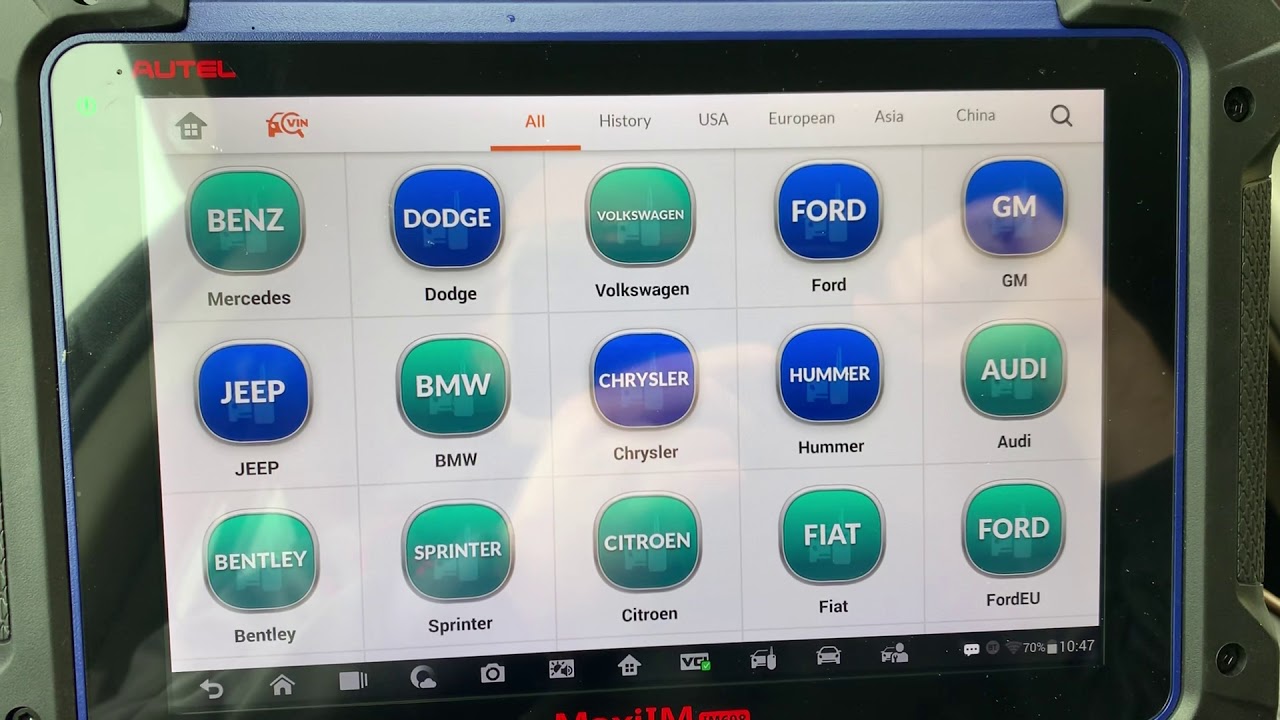 Получение пин-кода Chrysler с помощью нового Autel IM608