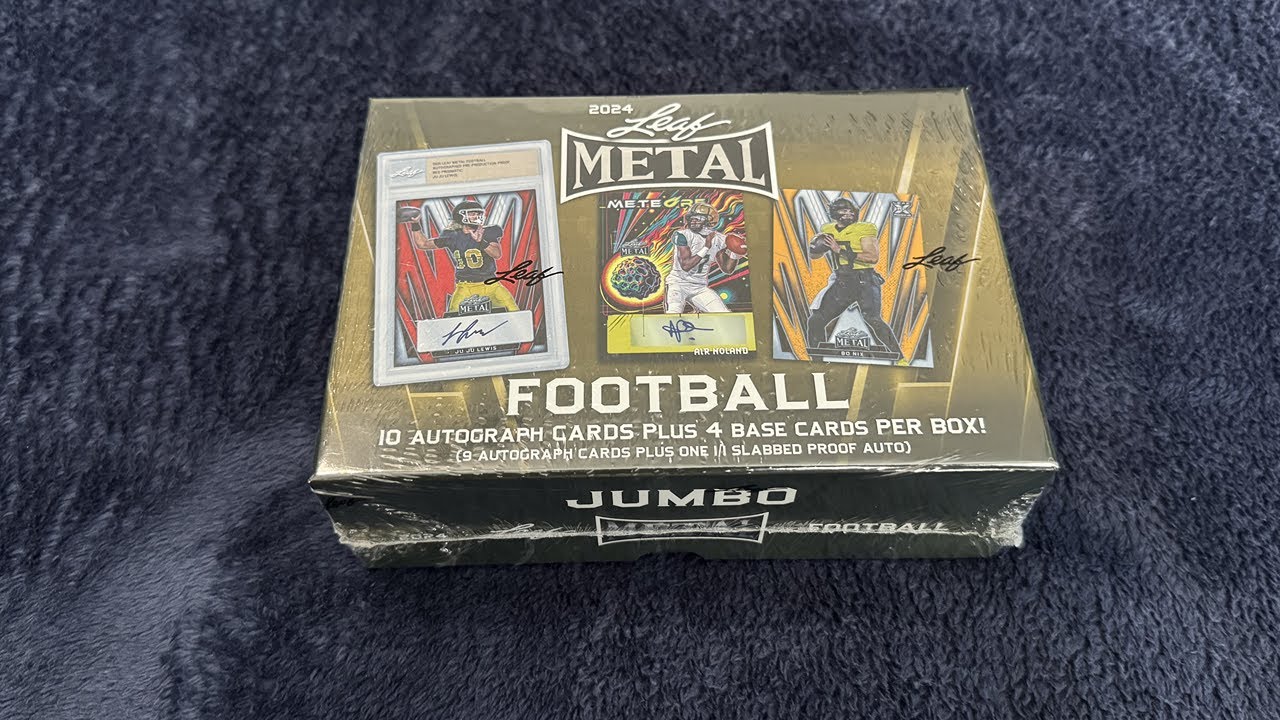 2024 Leaf Metal Football Jumbo Box 1/1 Guaranteed! FUN RIP