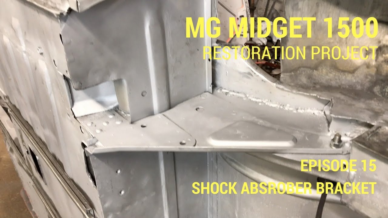 MG Midget 1500 Restoration - Shock Absorber Bracket