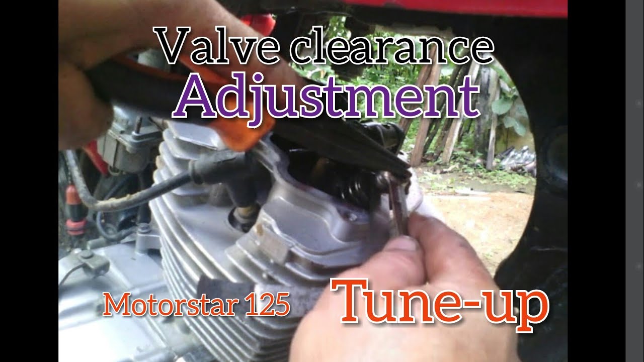 paano mag tune-up ng motor! valve clearance adjustment motorstar 125, tmx 125, rusi, etc.....