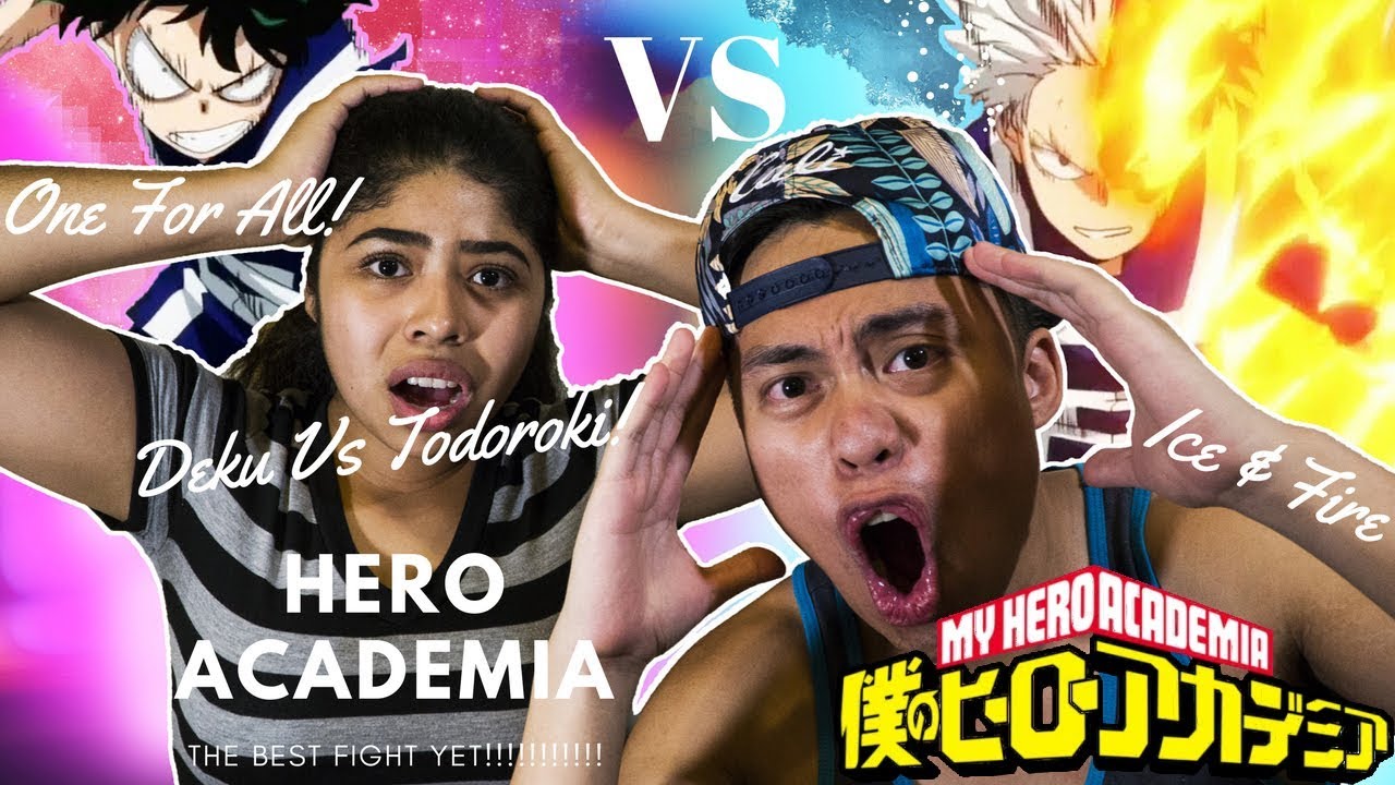 My Hero Academia Season 2 Episode 10 Reaction MIDORIYA VS TODOROKI Boyfriend and Girlfriend Reaction