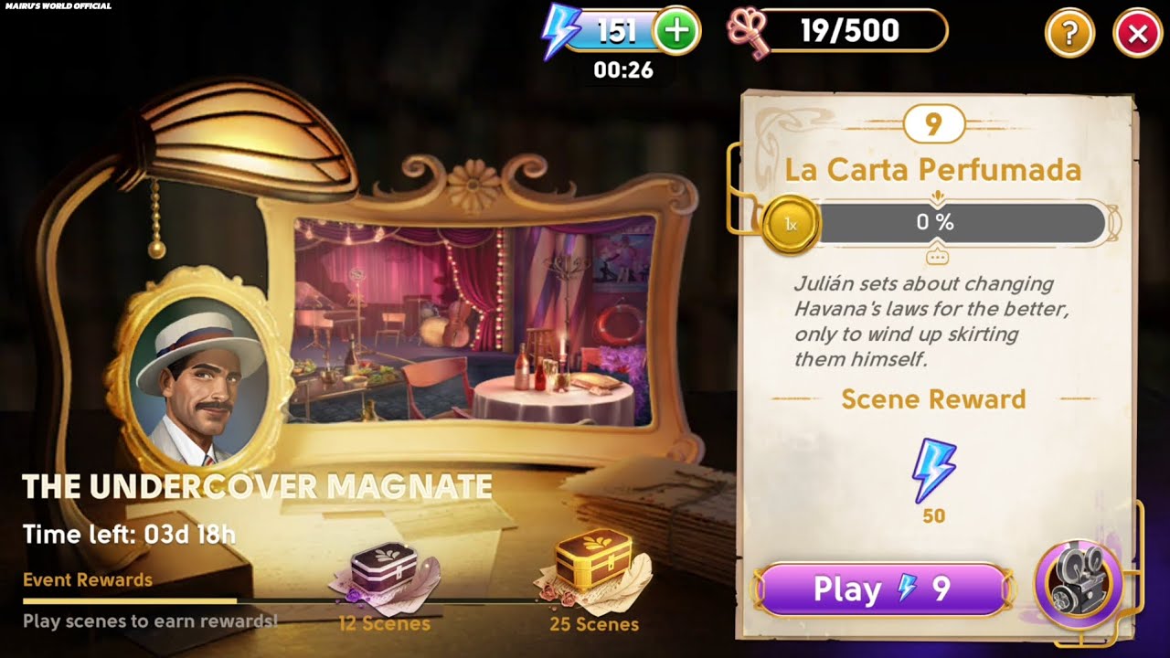 June's Journey Secrets 35 Scene 9 La Carta Perfumada Word Mode 4K ULTRA HD