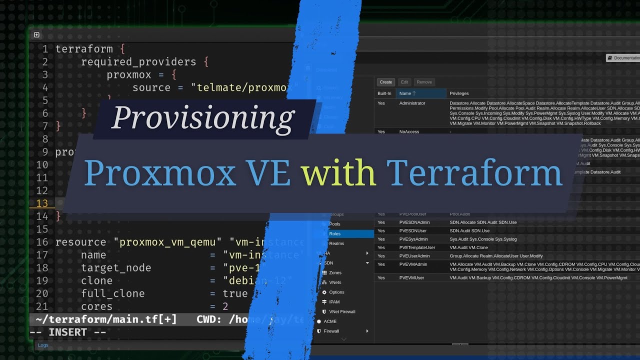 Provisioning Virtual Machines in Proxmox with Terraform &ndash; Full Walkthrough