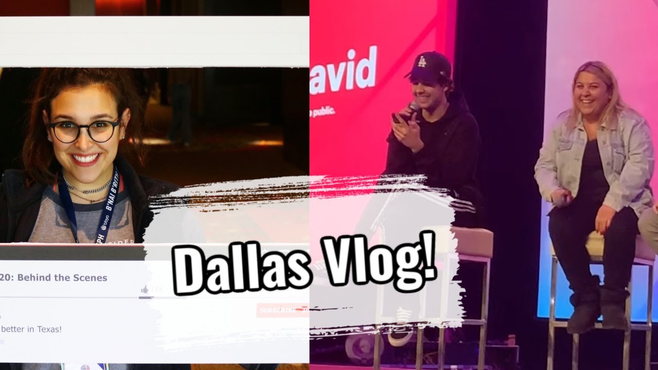 dallas vlog | seeing david dobrik, sophia bush, and more!