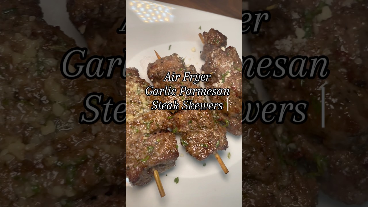 Easy Air Fryer Steak Skewers 🥩 