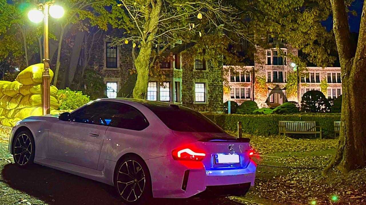 bmw m2 타고 대학교 마지막 수업 등교하기