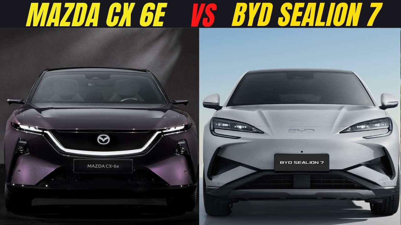 Japan trifft China: Mazda CX 6e gegen BYD Sealion 7 im gro&szlig;en Elektro-Duell