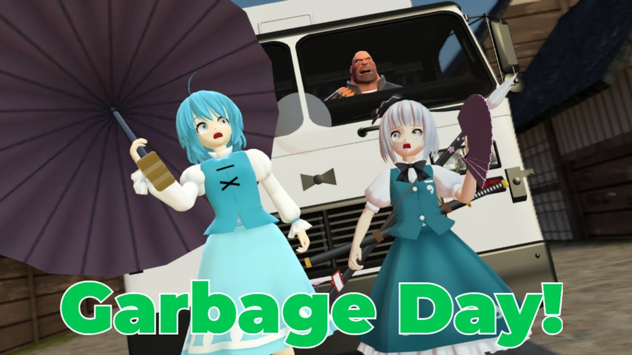 Garbage Day : Half life with Youmu ( Touhou Gmod )