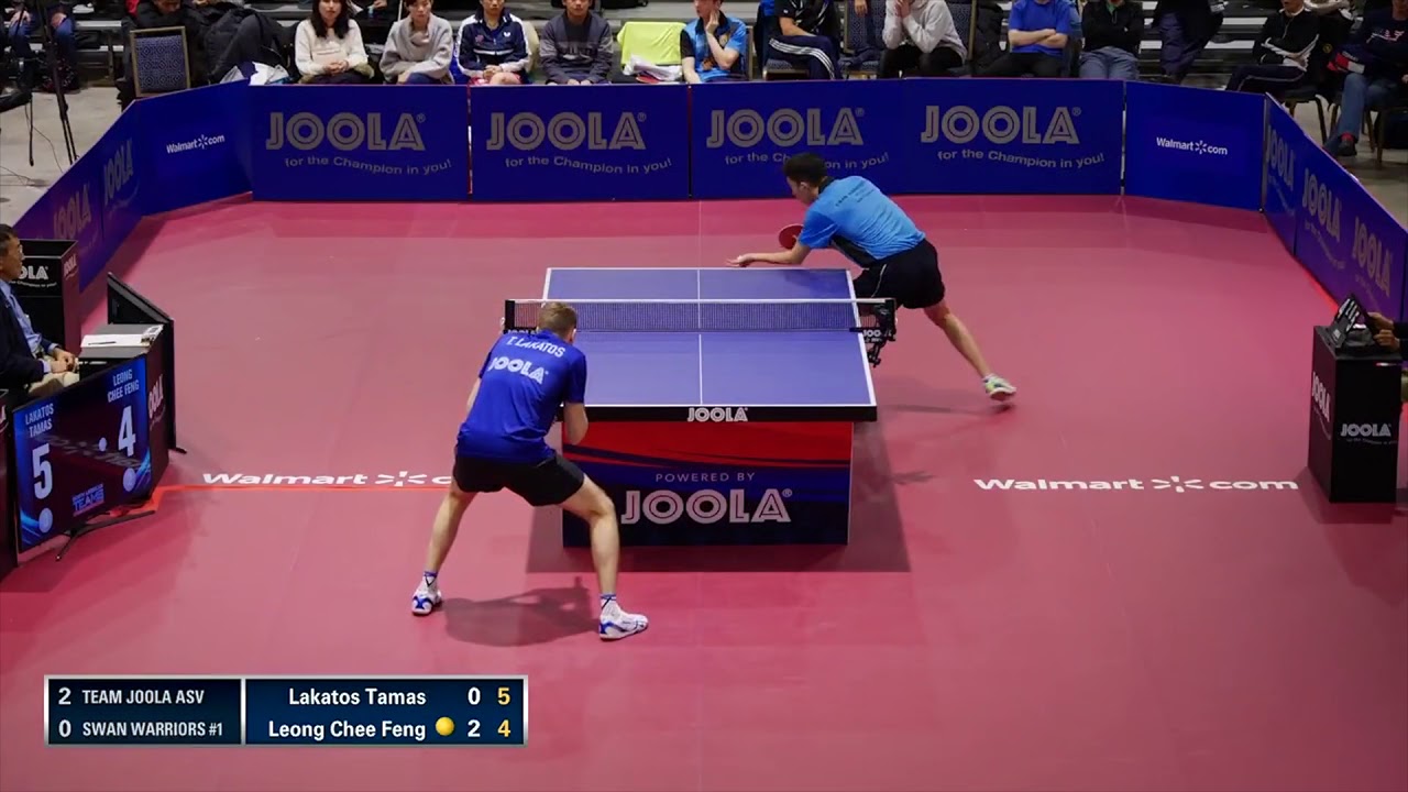 2018 Joola NA Teams Championships - Final Match #3 - Chee Feng Leong vs Tamas Lakatos (Highlights)