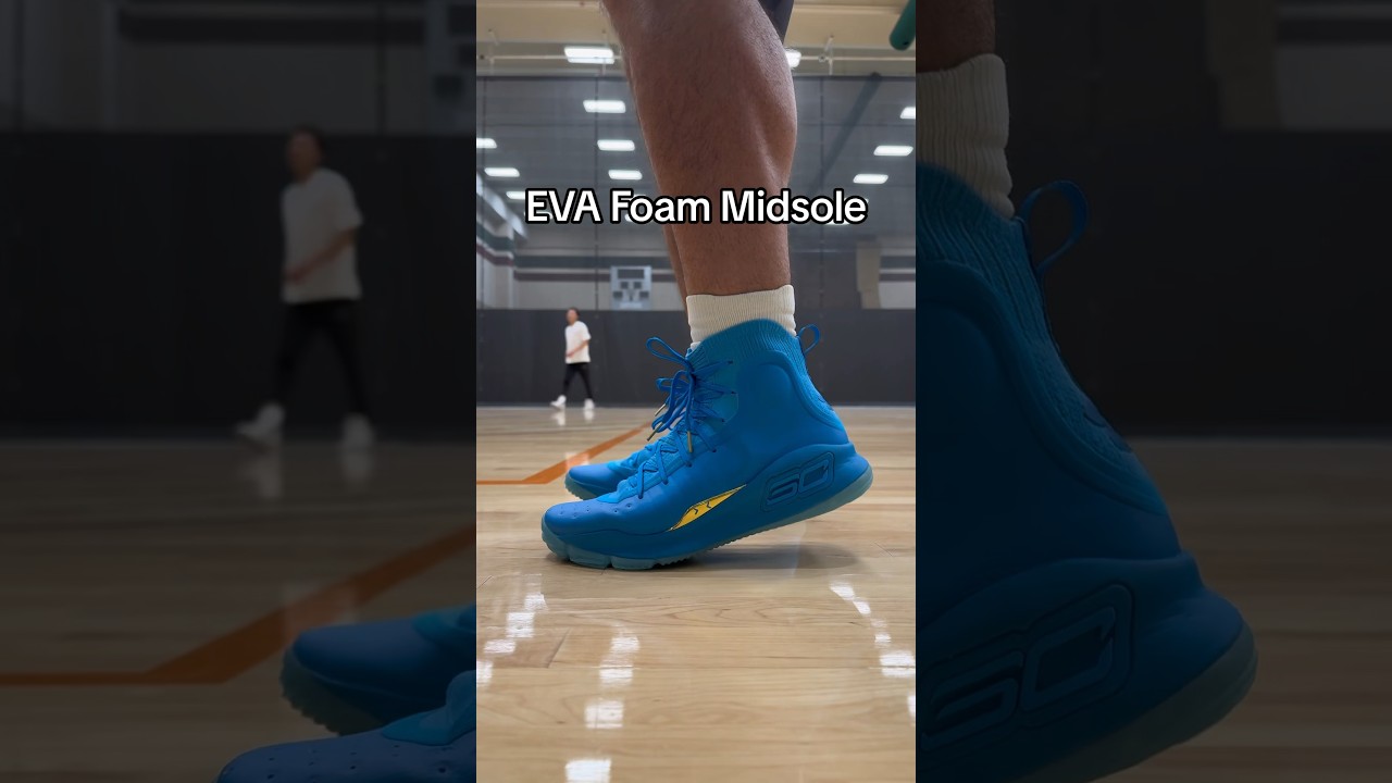 Under Armour Curry 4 Retro &ldquo;Flooded&rdquo; On Feet & In Hand Looks - Short Review Part 2/3 #shorts #curry4