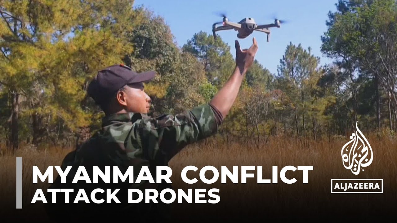 Rebels in Myanmar develop attack drones