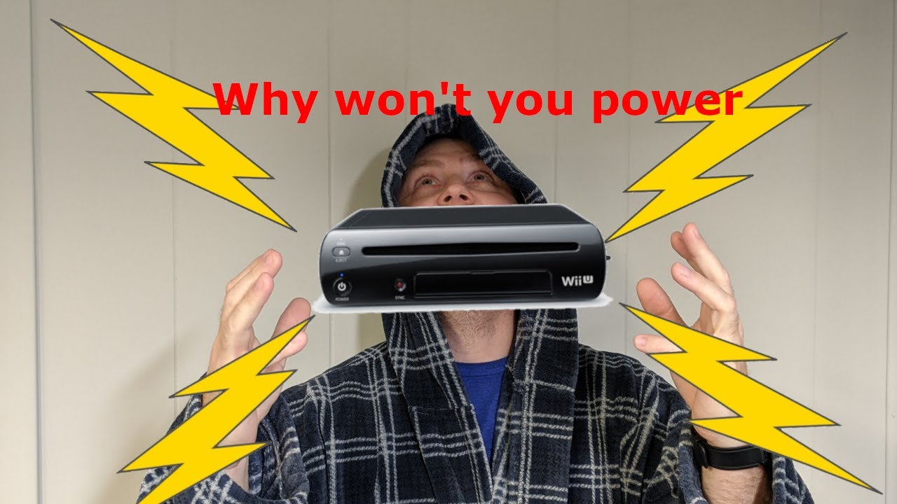 Wii U No Power. Did this get hit by lightning?