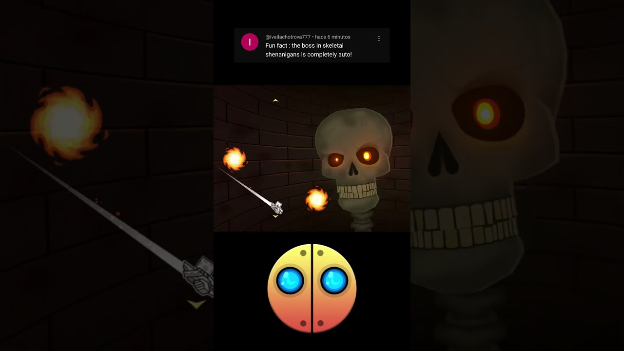 Boss in Skeletal is AUTO? 💀 #geometrydash #gdupdate #gd #deluxe12 #gaming #games #memes #gameplay
