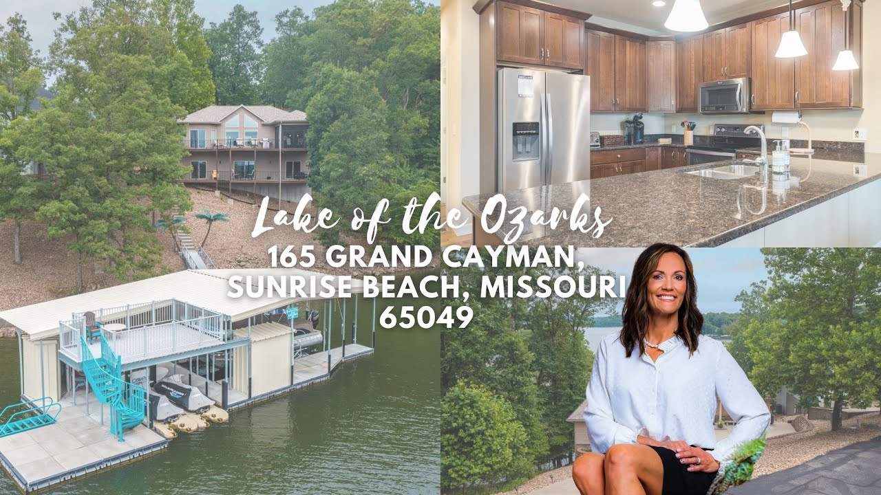 Luxury Lakefront Home | 165 Grand Cayman, Sunrise Beach MO |  Lake Ozark