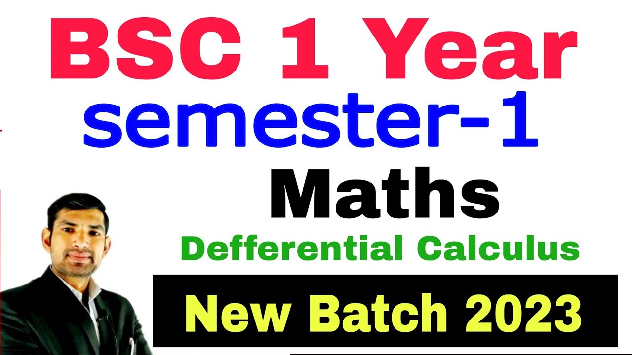 BSC 1 year math semester 1 | differential calculus | limit and continuity | bsc 1 sem | BSC 1 year