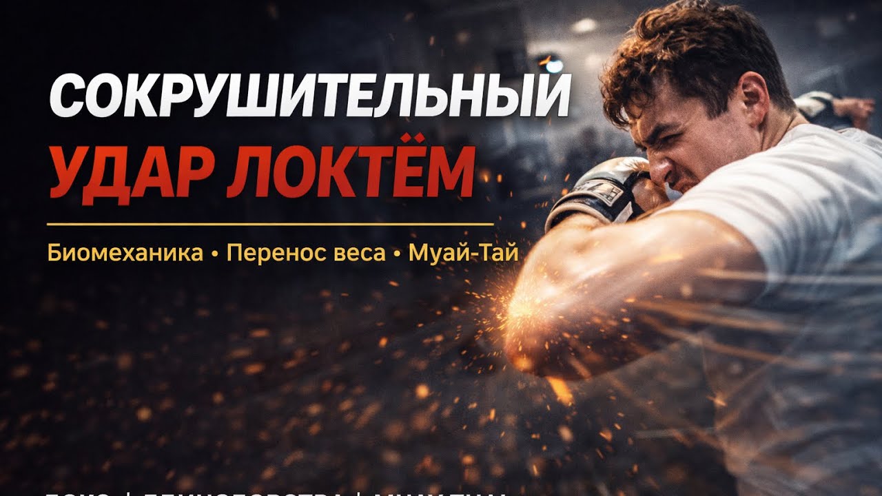 Сокрушительные локти. Биомеханика, перенос веса и база Муай-Тай