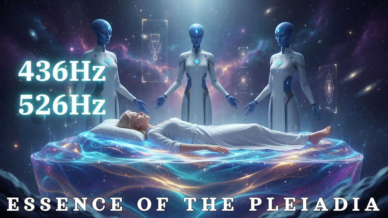 436Hz & 526Hz Vocal Brainwaves | Essence of the Pleiadia: Deep Soul Healing