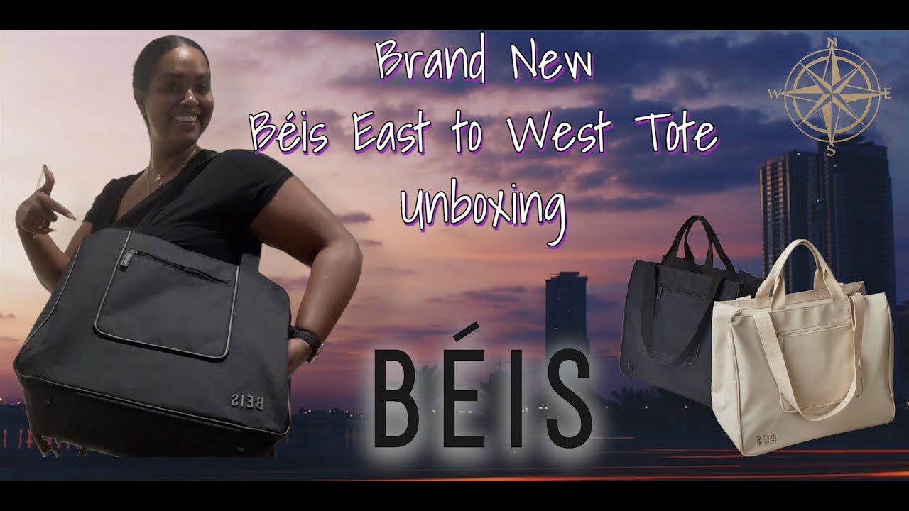 BRAND NEW Béis East to West Tote Unboxing!!! First Impressions and What Fits!