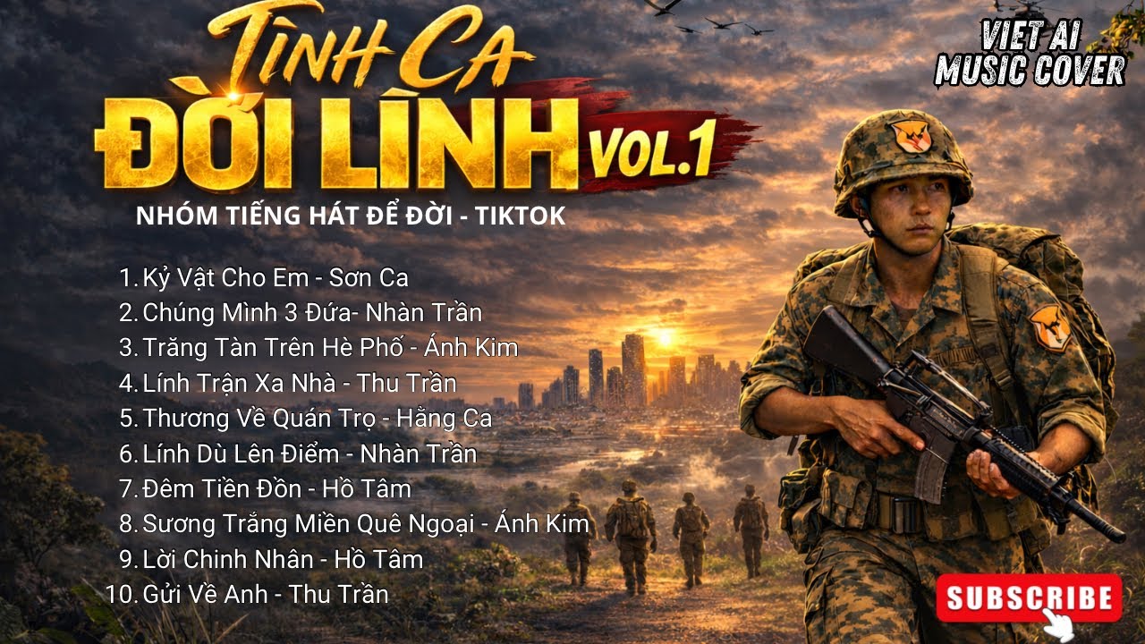 TÌNH CA ĐỜI LÍNH VOL.1 | NHÓM TIẾNG HÁT ĐỂ ĐỜI - TIKTOK